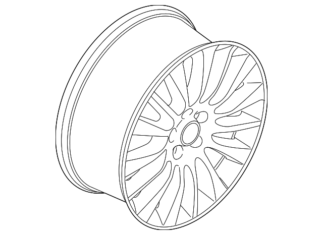 EJ7Z-1007-B Деталь WHEEL, ALLOY