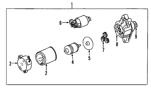 ELECTRICAL/STARTER for 2011 Toyota Yaris #2