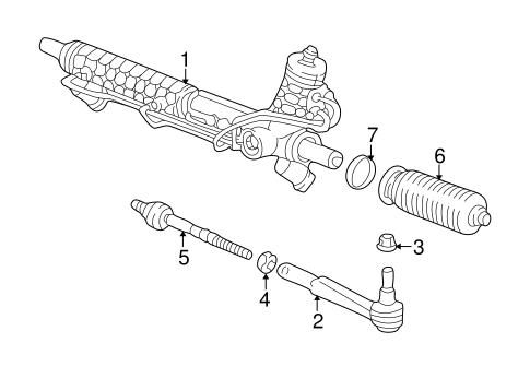 Boxster STEERING GEAR & LINKAGE 2