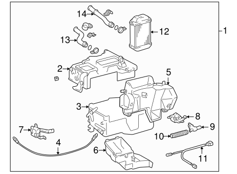 HVAC/HEATER for 2001 Toyota 4Runner #2