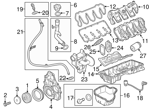 Sierra 2500 HD ENGINE PARTS