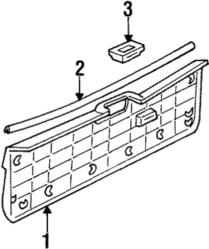 Tracer INTERIOR TRIM