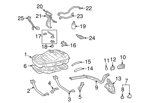 FUEL SYSTEM/FUEL SYSTEM COMPONENTS for 2006 Toyota Land Cruiser #1
