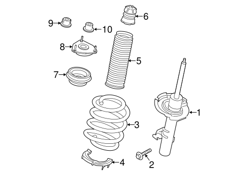 Front Suspension/Struts & Components for 2016 Ford Transit-150 #1