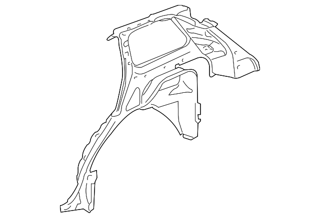 LR029952 Деталь INNER QTR PANEL, RIGHT