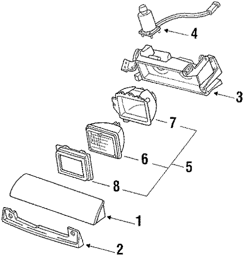 Sunbird HEADLAMP COMPONENTS 2