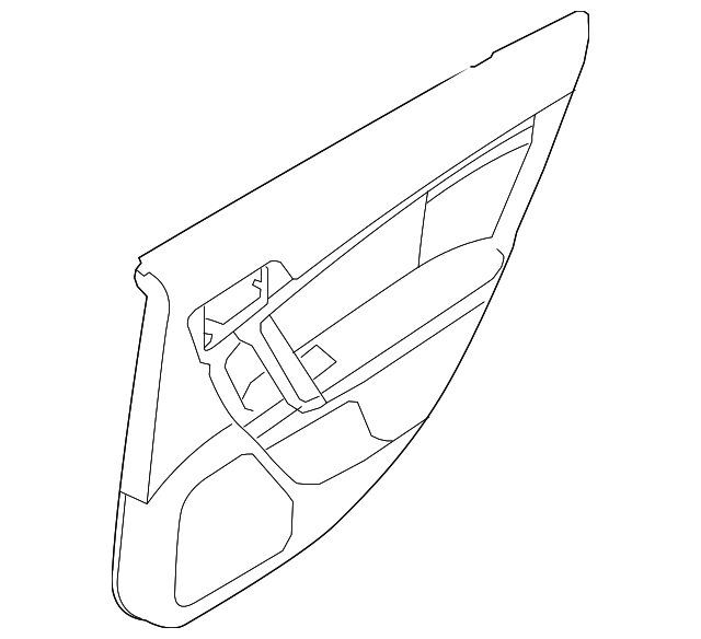9H6Z-5427406-AB Деталь DOOR TRIM PANEL, RIGHT