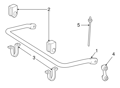 Front Suspension/Stabilizer Bar & Components for 2000 Ford Ranger #2