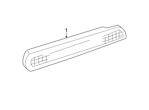 Electrical/High Mount Lamps for 2013 Toyota Land Cruiser #1