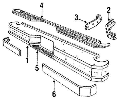 F-350 BUMPER & COMPONENTS - REAR 2