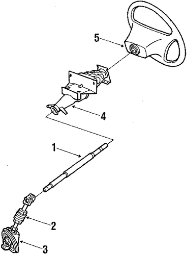 900 STEERING COLUMN & WHEEL