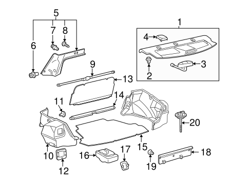 BODY/INTERIOR TRIM - REAR BODY for 2008 Toyota Corolla #1