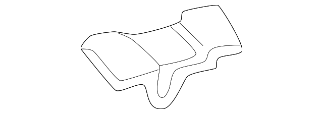 10428816 Деталь LOWER RETAINER CLIP, RIGHT