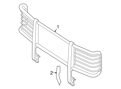 Front Brush Guard for 2016 Mercedes-Benz G 63 AMG® #0
