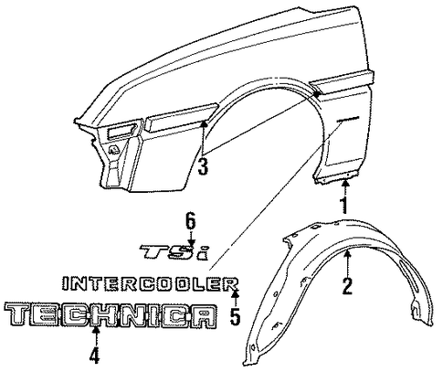 Conquest EXTERIOR TRIM - FENDER