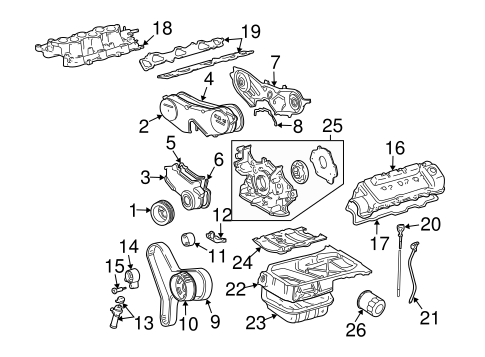 ENGINE/ENGINE PARTS for 2002 Toyota Solara #1
