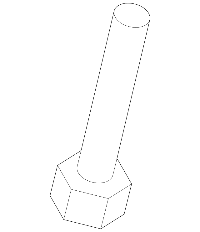 Genuine Mopar Converter /& Pipe Front Bolt 6505699AA