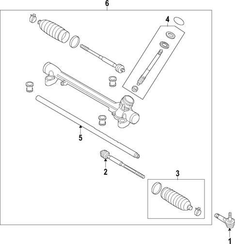 Steering Gear & Linkage for 2013 Mazda CX-5 #1