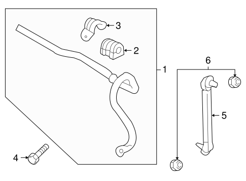 Stabilizer Bar & Components for 2014 Chevrolet Cruze #0