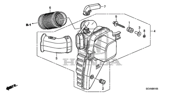 Resonator Chamber for 2010 Honda ELEMENT 5-DOOR #0