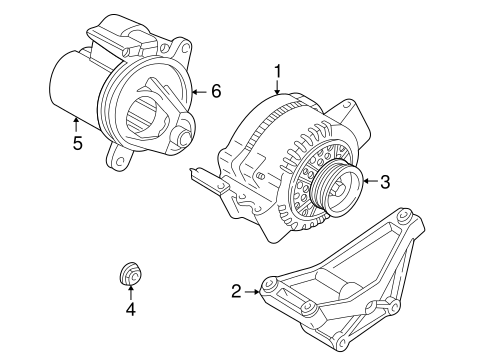 Electrical/Alternator for 2001 Ford Ranger #2