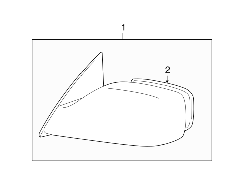 BODY/OUTSIDE MIRRORS for 2009 Toyota Avalon #1