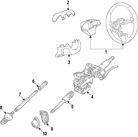 Steering/Steering Wheel for 2016 Cadillac ATS #1