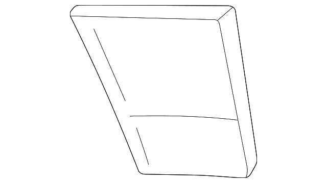 6W1Z-16036-APTM Деталь BODY SIDE MLDG, RIGHT