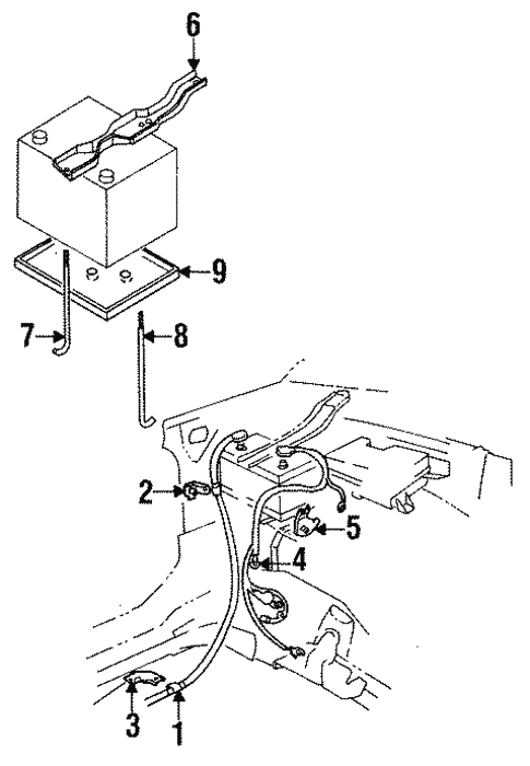 Battery for 1995 Isuzu Trooper #0