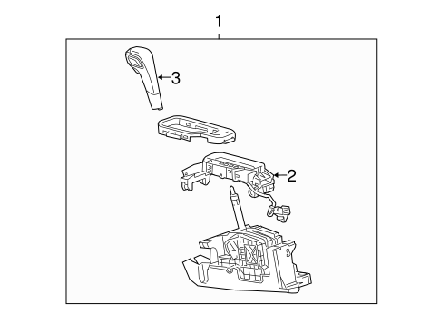 Shifter Trim for 2011 Chevrolet Equinox #0