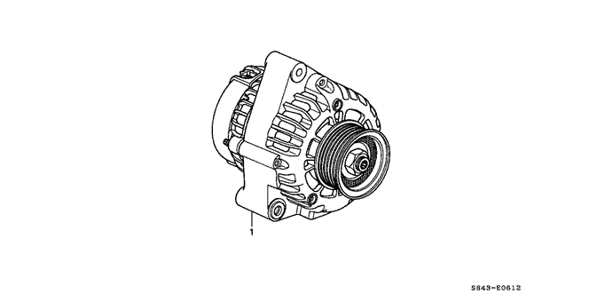 ENGINE/ALTERNATOR (DELPHI) (V6) for 2001 Honda ACCORD SEDAN #1