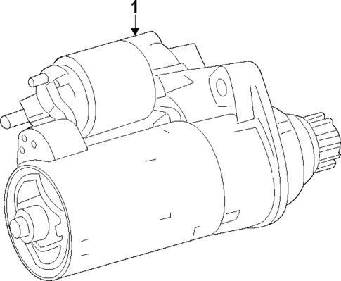Starter for 2020 Mercedes-Benz E 350 #1