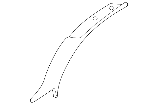 1S4Z5403599DBB Деталь WINDSHIELD PILLAR TRIM, LEFT
