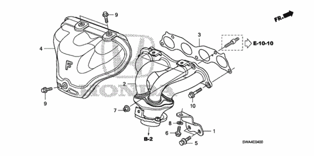 Exhaust Manifold for 2008 Honda CR-V #0