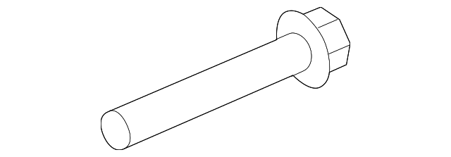-W500742-S442 STRUT LOWER BOLT, LEFT