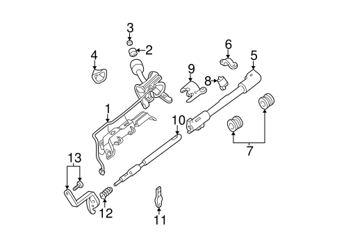 Steering/Housing & Components for 2003 Ford F-150 #1