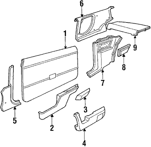 Cougar INTERIOR TRIM