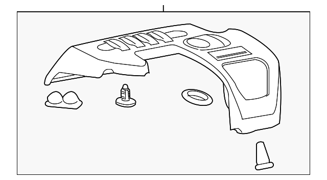 12602518 Деталь ENGINE COVER