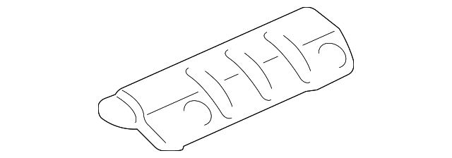 XW4Z-5411430-AA Деталь HEAT SHIELD, RIGHT
