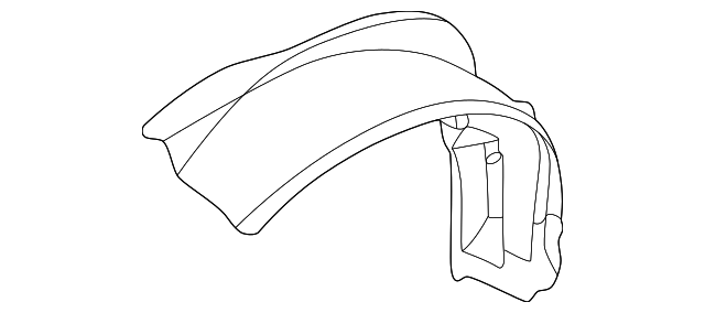 22647268 Деталь FENDER LINER, RIGHT