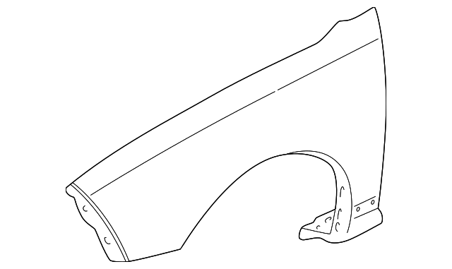 22656395 Деталь FENDER, LEFT