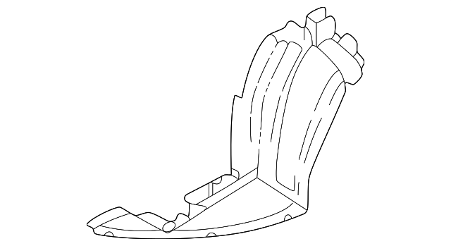 22608638 Деталь LINER EXTENSION, RIGHT