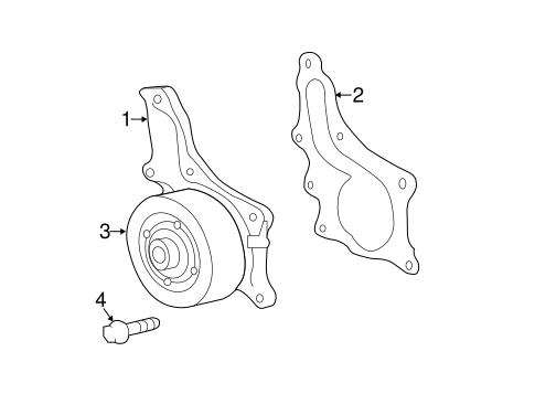 COOLING SYSTEM/WATER PUMP for 2012 Toyota Sienna #2