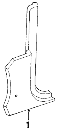Thunderbird INTERIOR TRIM - PILLARS