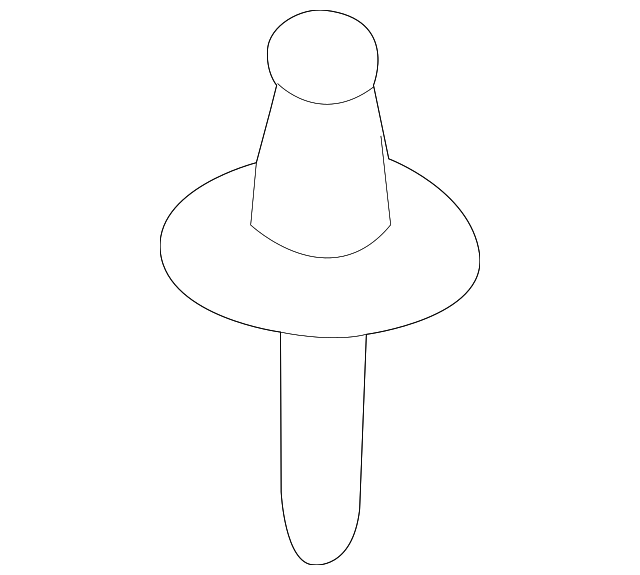 LR032196 Деталь ROOF W'STRIP STUD