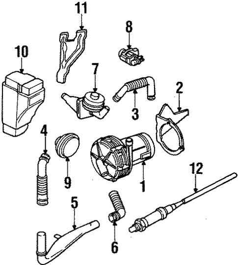 Emission System for 1993 Volkswagen Golf #0