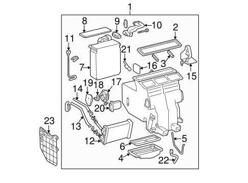 HVAC/Switches & Sensors for 2002 Toyota Solara #1