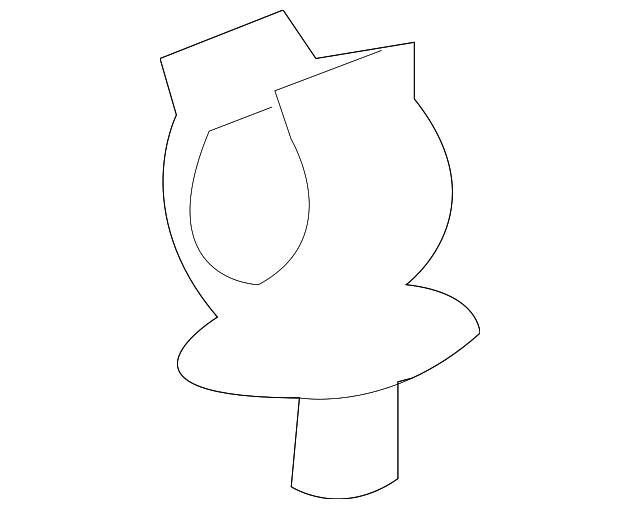 JYC100590 DRAIN TUBE RETAINER CLIP, LEFT