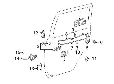 BODY/REAR DOOR for 1998 Toyota Land Cruiser #2