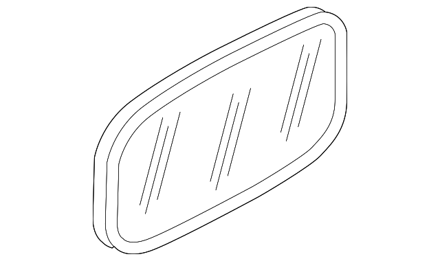 955-731-043-03 Деталь MIRROR GLASS, LEFT